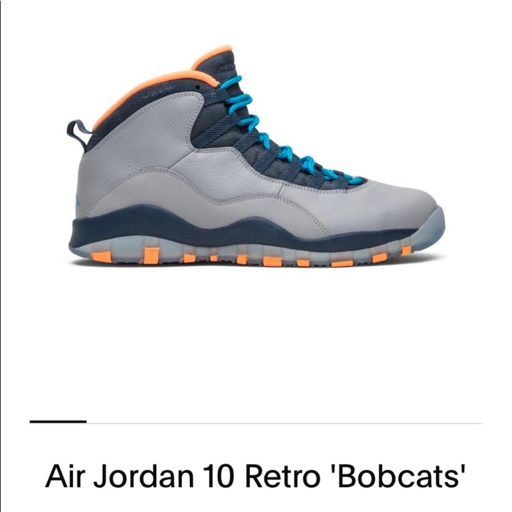 Air Jordan Bobcats, Wolf Gray/Dark Powder Blue